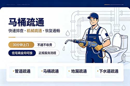 城口马桶疏通