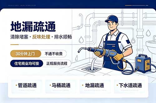 城口地漏疏通